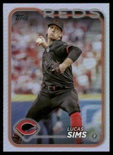 Lucas Sims 2024 Topps Rainbow Foil Cincinnati Reds #355