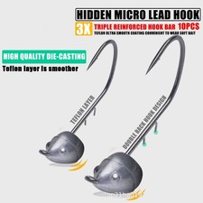 10pcs Swimbait Jig Head Spin Head Jigs Fishing Head Jig Heads Bass Fishing Hooks
