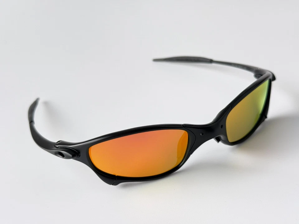 Gafas de sol Oakley Juliet X-Metal lentes de iridio fuego para hombre deportivas de colección raras Foto 2 de 4