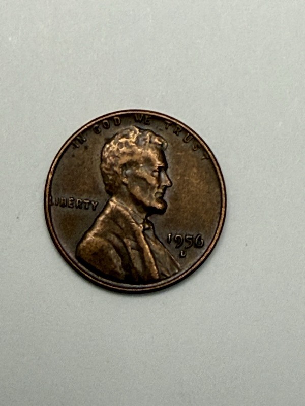 1956D Lincoln Wheat Cent Penny .01c US Cent Denver Mint BN 95% Copper Nice Coin