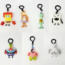 SpongeBob SquarePants Chibi In Motion Series 3 - Complete Set of 7 Clips w/ Rare