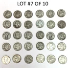 Lot#7 of 10 - (30) qty misc. 90% Silver Quarters.  Fair to Excellent condition.
