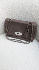 Mulberry Taupe Leather Medium Lily Shoulder Bag