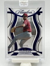 2025 Panini Flawless Sapphire Encased Gem Chase Burns #64 /15