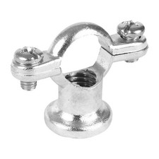 15mm Chrome Plated Cast Brass Pipe Ring & Backplate - FREE Next-Day Delivery