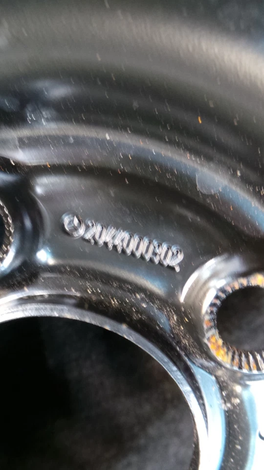 H88-531 * Mercedes-Benz W204 C-Klasse Notrad Rad Reserve T125 R16 - 2044000302 - Bild 2 von 4