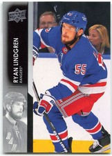 2021-22 Upper Deck #369 Ryan Lindgren New York Rangers
