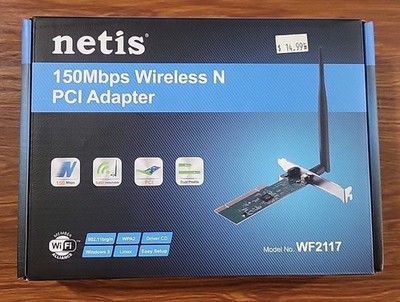 Netis 150 MBPS WIreless N High Power USB Adapter WF2117 PCI adapter