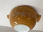 VINTAGE PYREX 442 BUTTERFLY GOLD NESTING CINDERELLA 1 1/2 QT MIXING BOWL