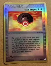 POKÉMON EX TEAM MAGMA VS TEAM AQUA TEAM MAGMA MAGMA BALL REVERSE KARTE 80/95 LP