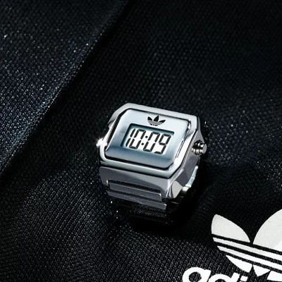 adidas Originals DIGITAL TWO RING Silver Watch Quartz Unisex