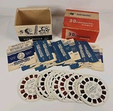 Vintage Sawyer  s View-Master Box  33 Original Reels: Box And Reels Only