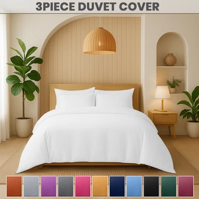 INSPIREHOMEWARE Luxurious Duvet Cover Bedding Set Ultra Soft Quilt Covers Sets with Pillow Cases