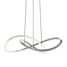 AFX CLSP24LAJUD Celeste 24"W Suspension Pendant - Nickel