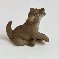 Safari Ltd North American Wildlife Wolf Pup 1" Mini Figure Educational Figurine