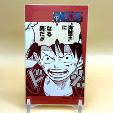 Monkey D. Luffy ONE PIECE Jump Characters Gum Collection Sticker Japan G-196