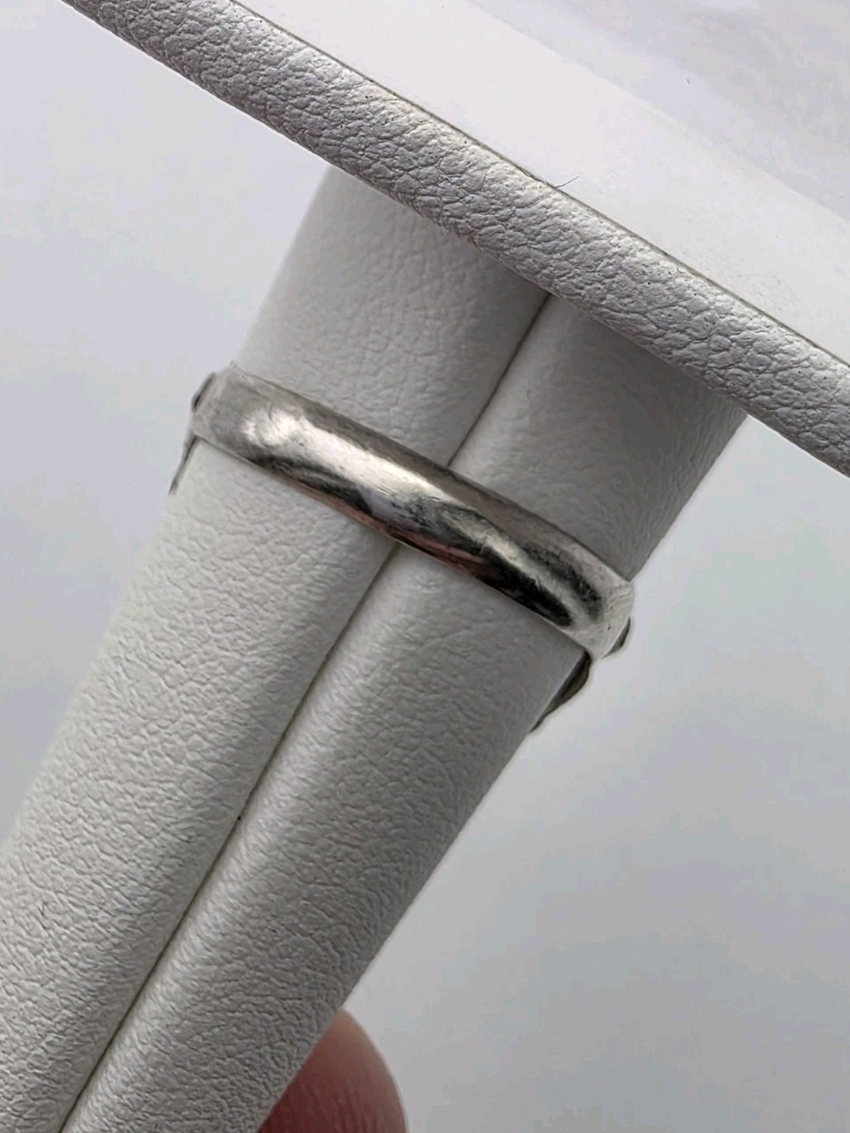 Solid Sterling Silver 925 Turquoise Ring Size 8 G… - image 4