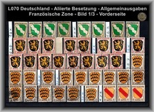 L070 - Deutschland - Alliierte Besetzung - Franz&ouml;sische Zone - Allgemeinausgaben