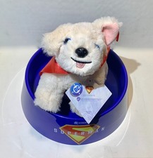 SUPERMAN 2025 KRYPTO Plush Stuffed Toy  DOG BOWL Movie Merch - NEW