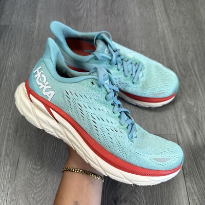 Hoka One One Womens Clifton 8 1119394 AEBL Blue Running  display picture 1