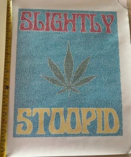 Slightly Stoopid Word Art Print Artist Signed Bryan Costello Words Among Friends