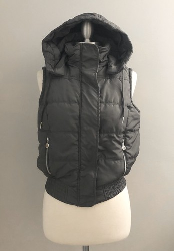 Hooded Puffer Vest Size 