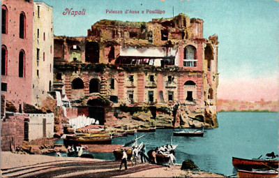 Naples Palazzo d'Anna in Posillipo Postcard