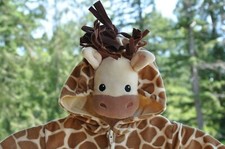 Infant/Toddler Plush Giraffe Halloween Costume 6-9 Month Miniwear