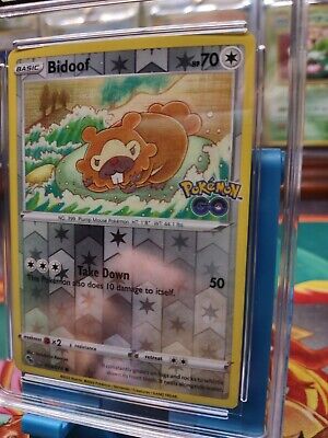 GEM MINT! Bidoof - Ditto Secret #59 Pokemon GO Card GMA Potential