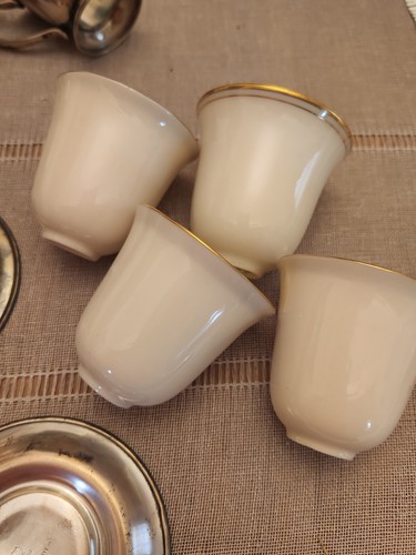 Set tazze da espresso vintage Sterling Betteridge & Reeve Inc LENOX porcellana - Foto 10 di 12