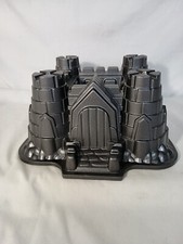Nordic Ware Castle Non Stick Bundt Cake Pan Dessert Mold Made in USA 10 Cup