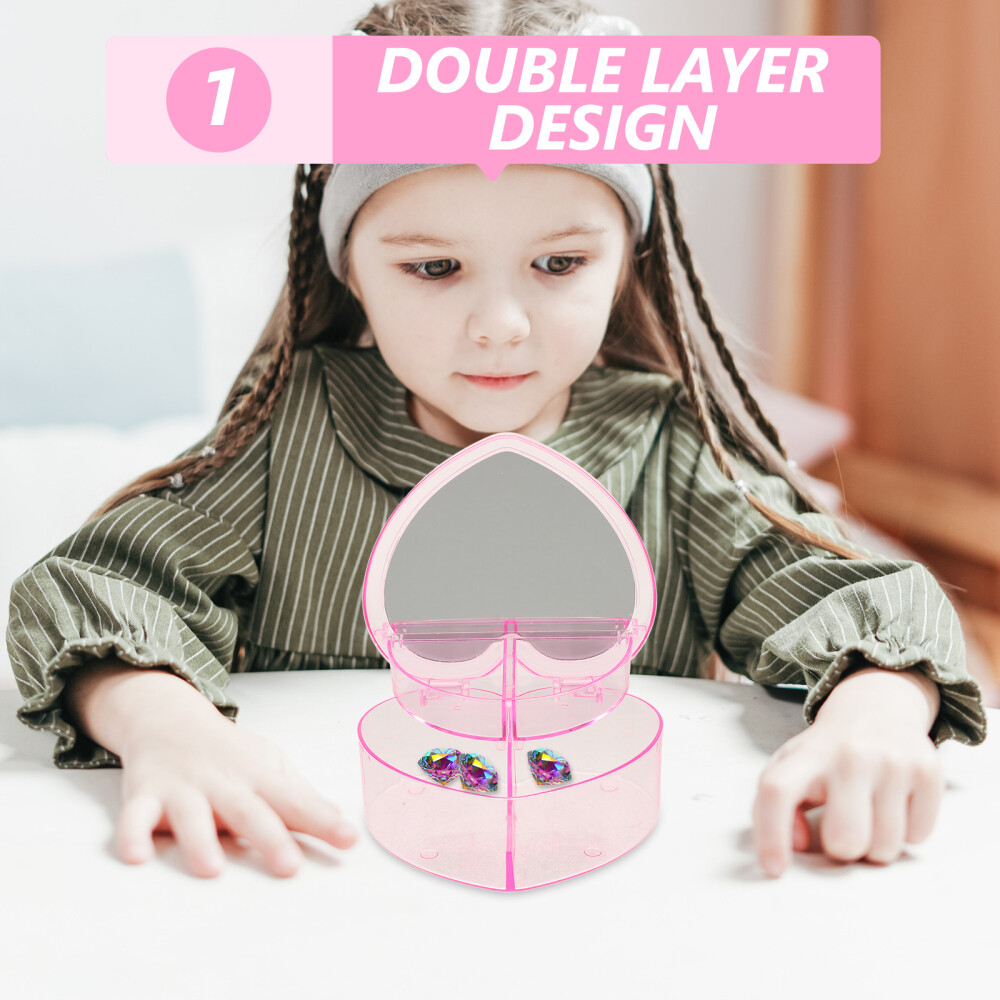 3pcs Children's Hair Accessories Box Heart Shape Baby Rope Hairpin eBay