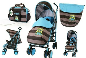 boys stroller with footmuff