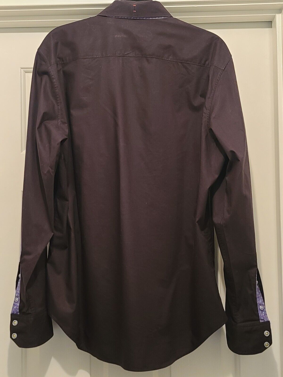 Robert Graham Black Mens Shirt XL Long Sleeve Blu… - image 3