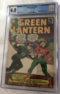 Green Lantern #40 DC Comics CGC grade 4.0 C/OW pages 1st app Krona 1965