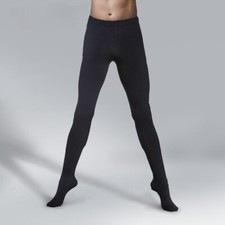 Mens Ballet Dance Tight Full Length Leggings Practice Pants Elastic Dancing Wear