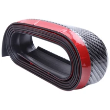 Carbon Fiber Front Bumper Lip Splitter Spoiler Chin Skirt Protector Universal