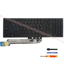 Latin Spanish Blue Backlit Keyboard For Dell G3 15 3500 G3 15 3579 G3 15 3590
