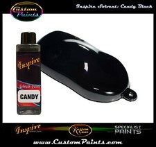 INSPIRE AIRBRUSH CANDY BLACK 4oz SOLVENT , CUSTOM PAINT, HOK, ARTIST, HOTROD