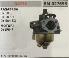 BRUMAR DAYEE TANK CARBURETOR BM027695 LAWN MOWER DY 18 S and more