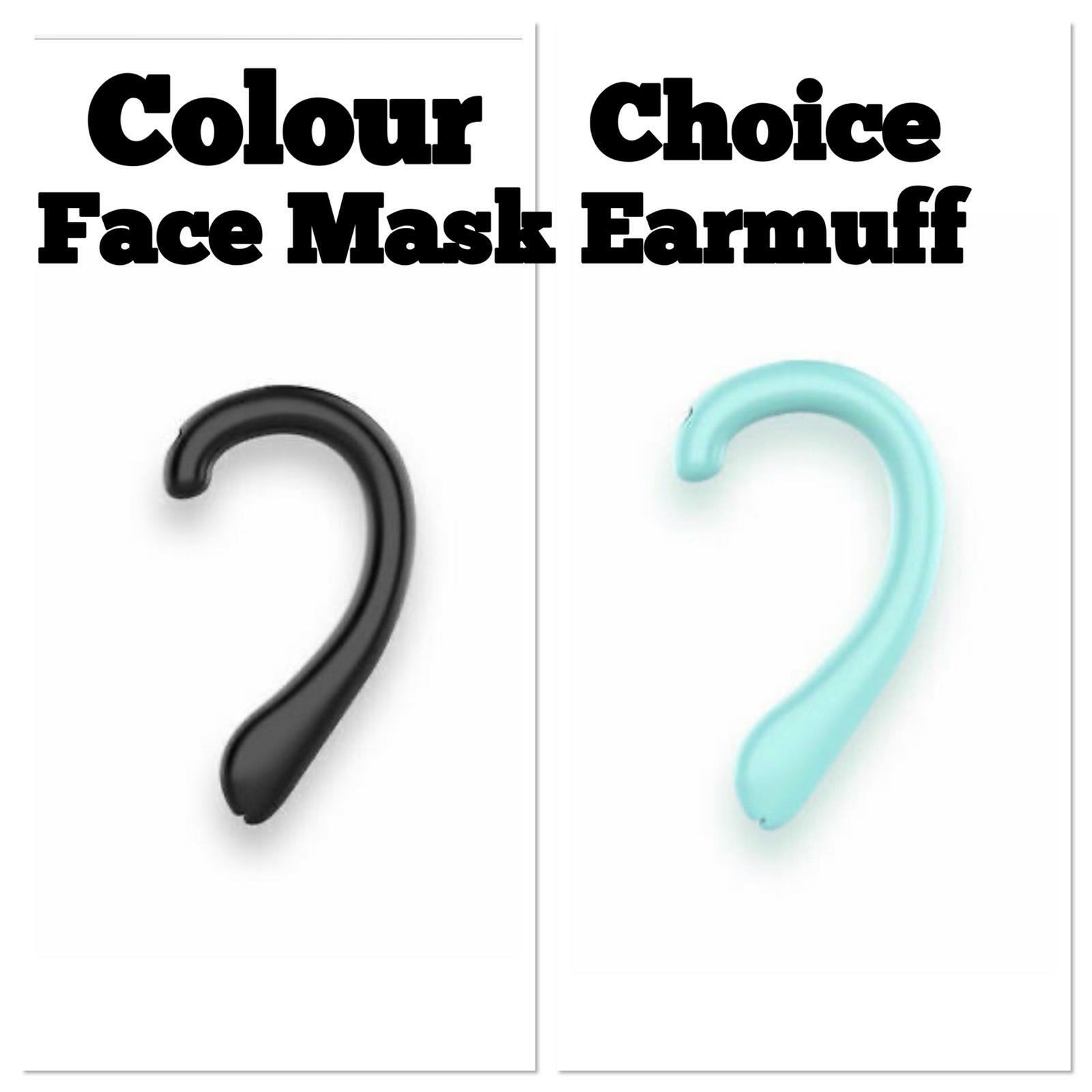 Maschera Viso Orecchio Gancio Impugnatura Estensione Parapacchi Orecchi Correzione Orecchi Protezione Orecchio...