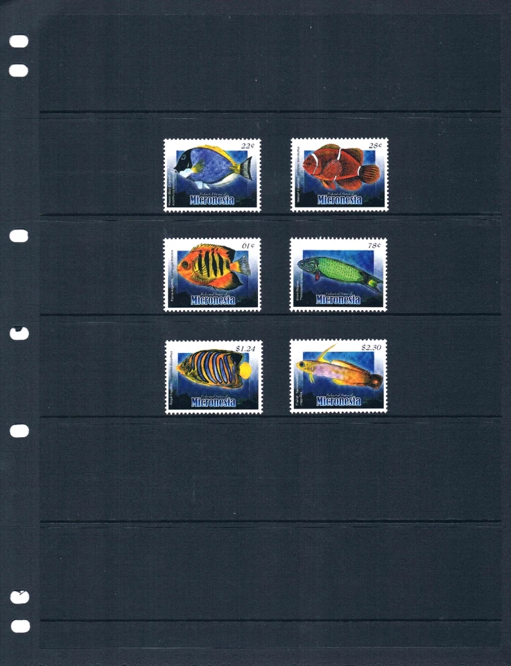 $11.00 Scott Value - 2009 MICRONESIA Fish Tropical South Pacific CV MNH NH UMM - Image 2 of 4