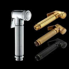 DIY Antique Brass Toilet Bidet Gun Shower High Pressure Handheld Nozzle Head New