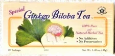 Special Ginkgo Biloba Tea 20 Tea Bags by the Teapot Brand