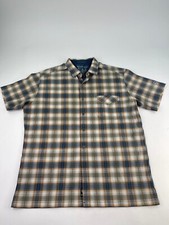 Kuhl Men's Mountain Grown Button Up Plaid Shirt Sz XL Hiking Outdoor Short sleev