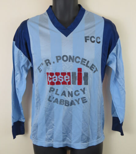 Retro Football Shirt Soccer Jersey Vintage French Blue FCC Maillot S Small