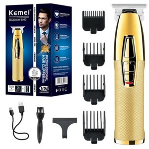 Kemei Métal professionnel cheveux barbe Clipper hommes Grooming cheveux Trimmer électrique