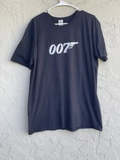 007 James Bond Scientific Games Shirt Men's XL Black 2018 