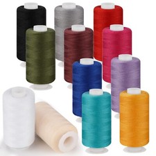 Hilo de coser de 12 colores, 700 yardas para coser hilo multiusos