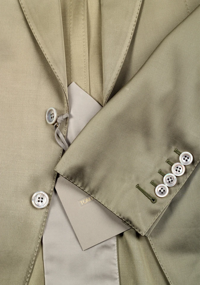 Traje TOM FORD Atticus Verde Talla 46/36R EE. UU. Nuevo Con Etiquetas Foto 4 de 4